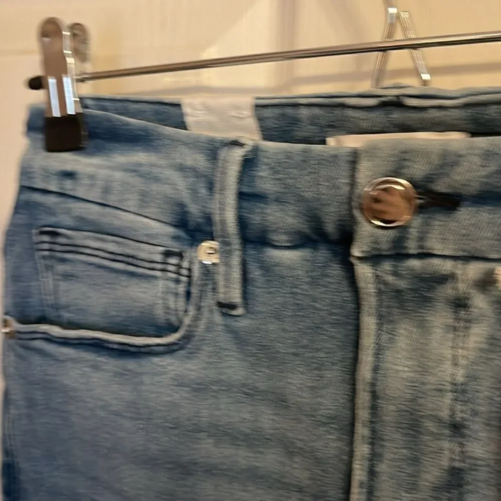 Good American Good Waist Crop Jeans Size 2/26 inseam NWT - Picture 4 of 8